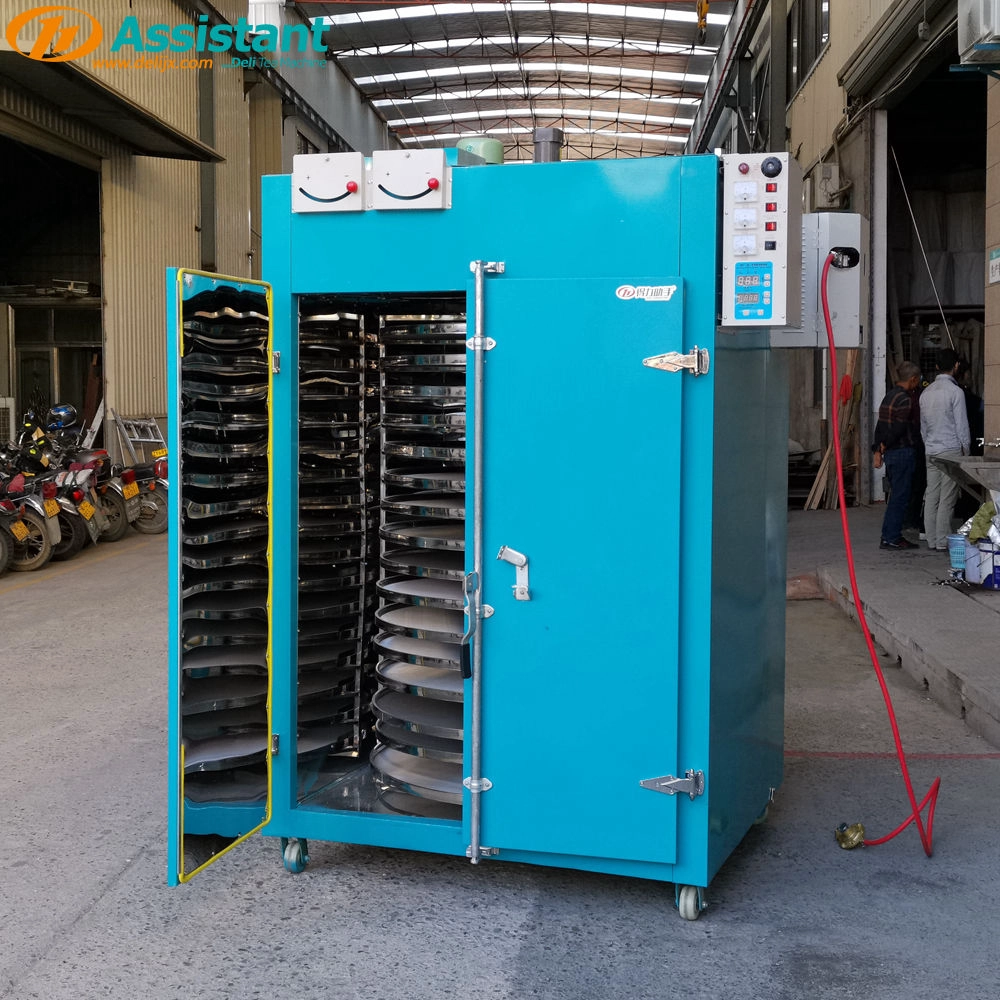 China Gas And Electric Heating Rotary Type 16pcs 120cm trays Drying Dehydrator DL-6CHZ-Q18 manufacturer
